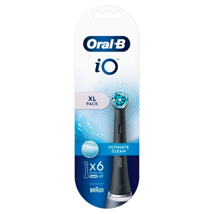 Oral-B iO Ultimate Clean Black náhradné hlavice 6 ks