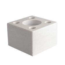 Stojanček na zubné a medzizubné kefky - concrete