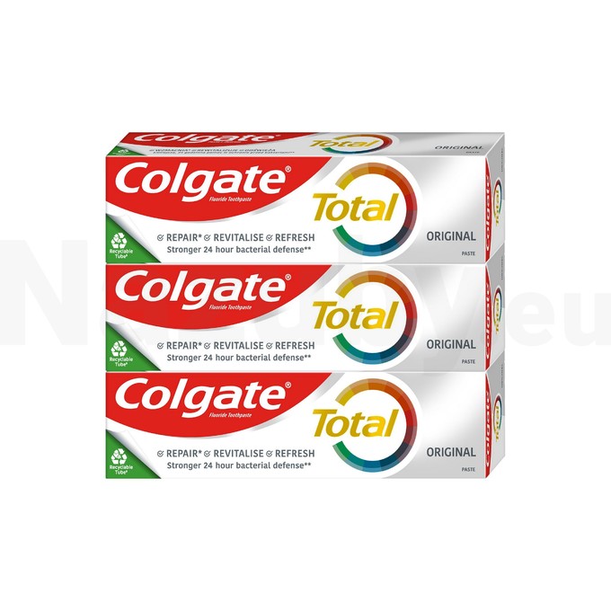 Colgate Total Original zubná pasta 3x75ml