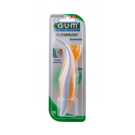 GUM Flossbrush Automatic držiak s nití pre 250 použitie