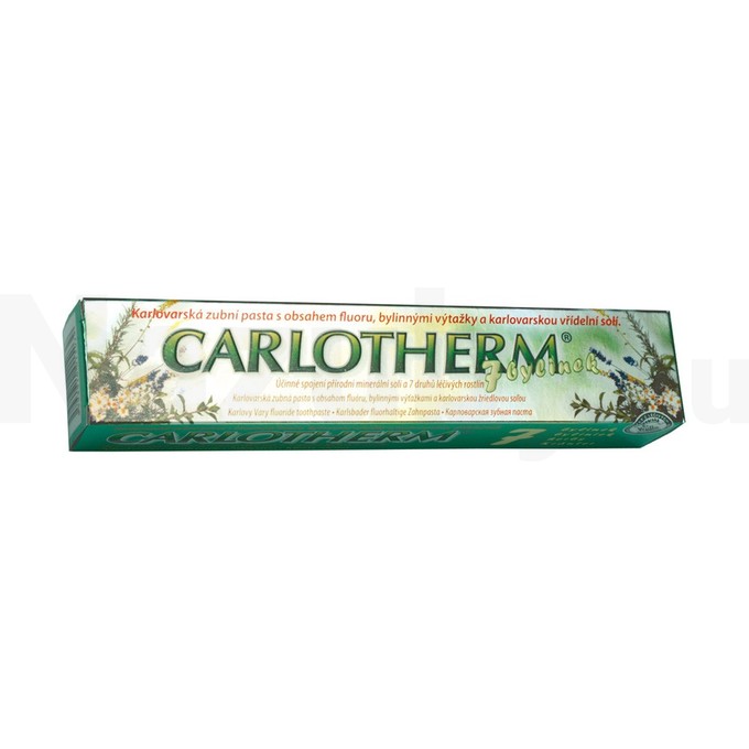 Carlotherm 7 byliniek zubná pasta 100 ml