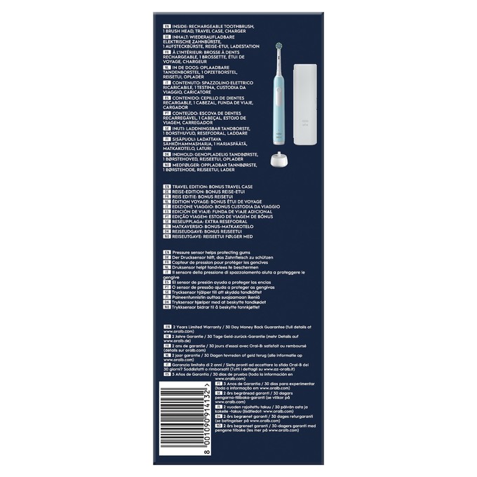 Oral-B PRO Series 1 Caribbean Blue oscilačná kefka