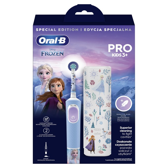 Oral-B Pro Kids Frozen detská rotačná kefka