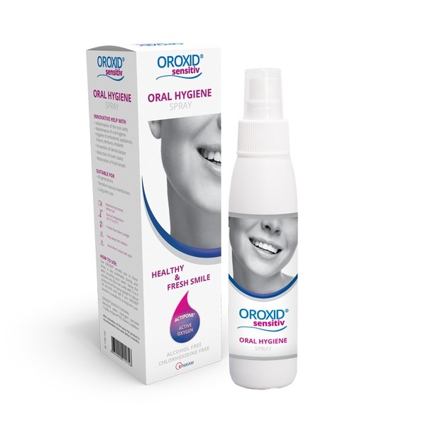 Oroxid Sensitiv sprej pre ústnu hygienu 100 ml