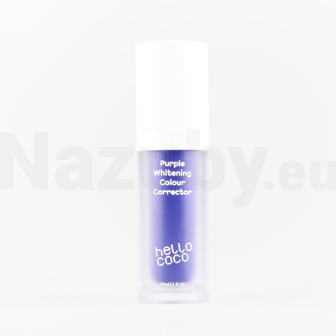 Hello Coco Purple Whitening Colour Corrector zubná pasta 30 g