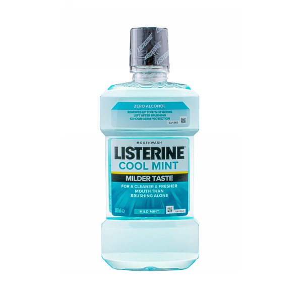 Listerine Cool Mint Zero ústna voda 500 ml