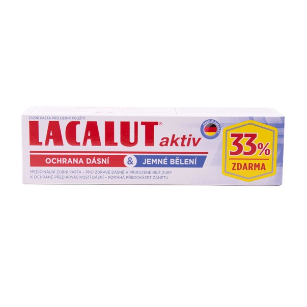 Lacalut Aktiv Gum Protect & Gentle Whitening zubná pasta 100 ml