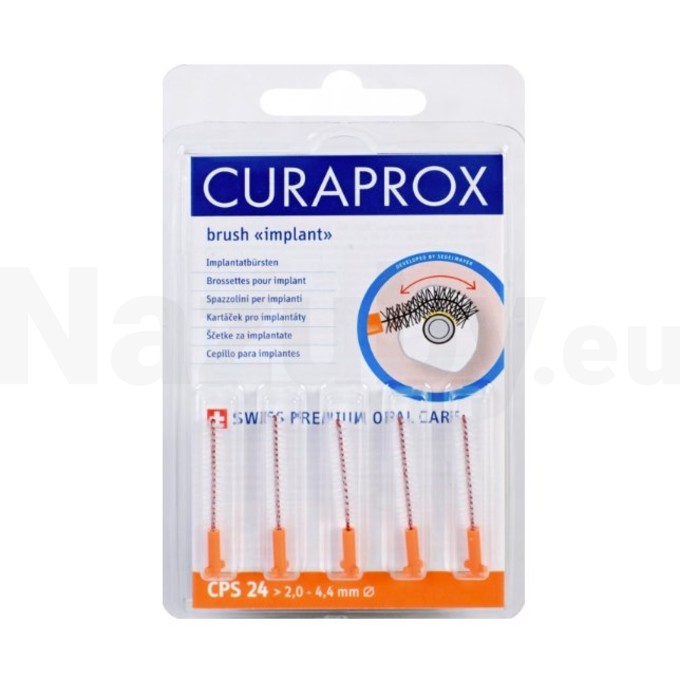 Curaprox CPS 24 strong implant medzizubná kefka 5 ks