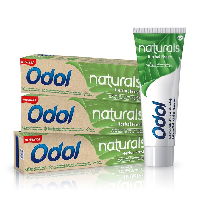 Odol Naturals Herbal Fresh zubná pasta 3x75 ml