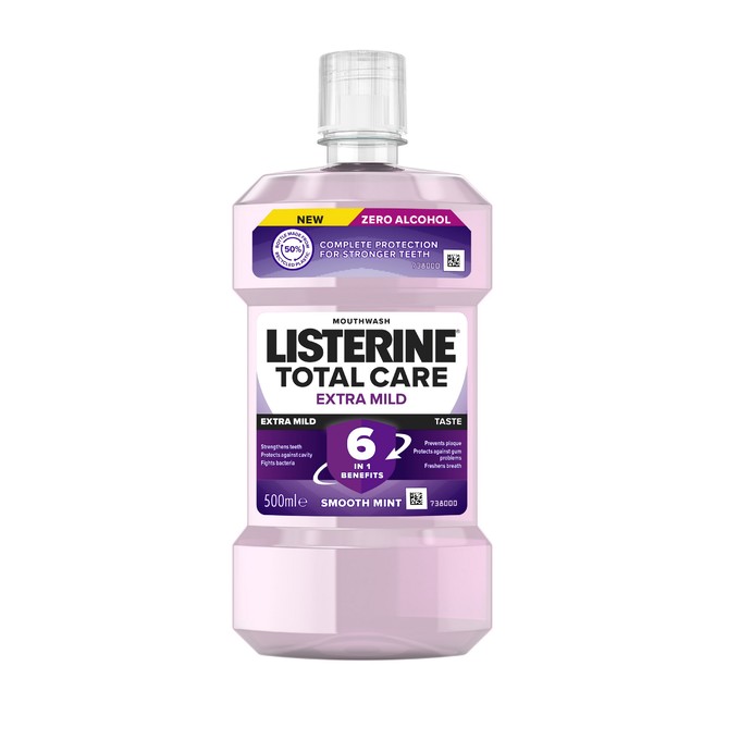 Listerine Total Care Extra Mild ústna voda 500 ml