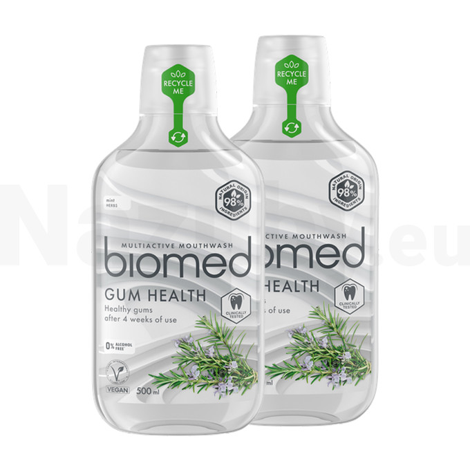 Biomed Gum Health ústna voda 2×500 ml