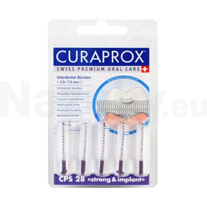Curaprox CPS 28 strong implant medzizubná kefka 5 ks