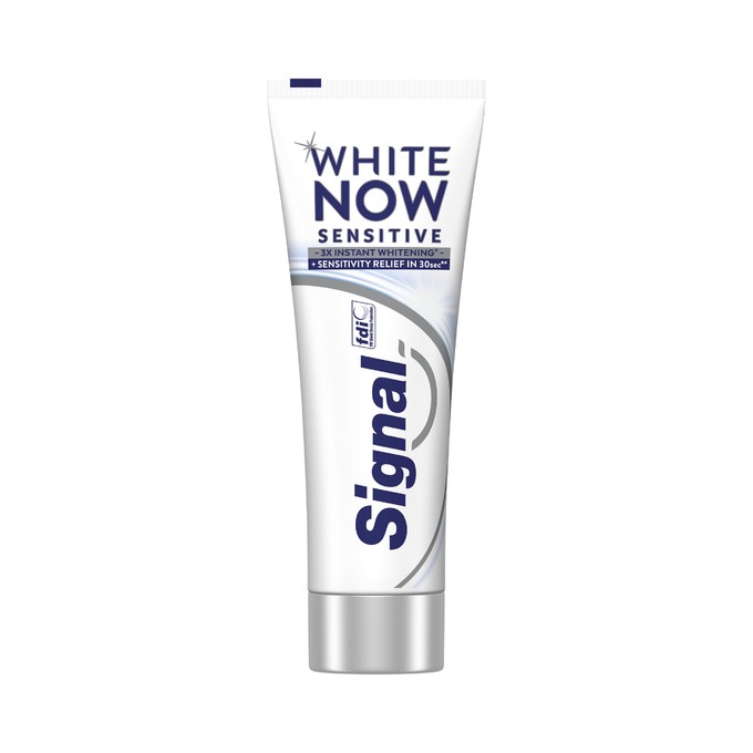 Signal White Now Sensitive bieliaca zubná pasta 75 ml