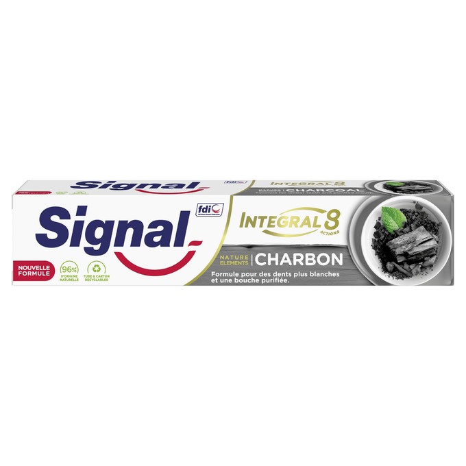Signal Natural Elements Integral8 Charcoal zubná pasta 75 ml