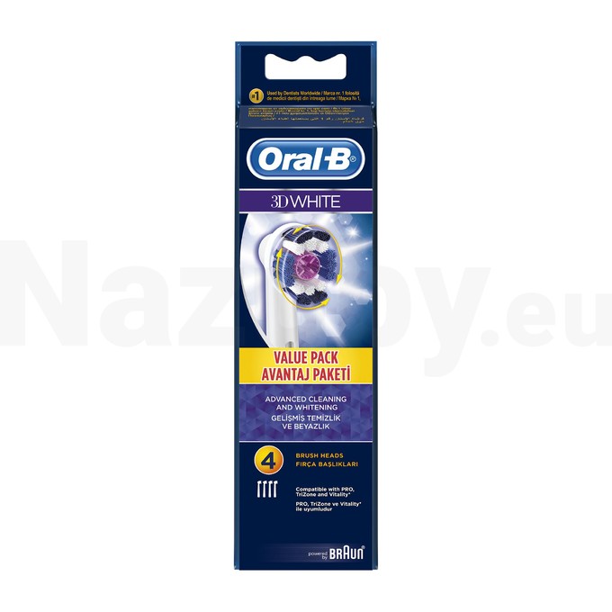 Oral-B 3D White EB 18-4 náhradné hlavice 4 ks