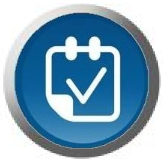 Ampri podbradníky s výrezom MODRÉ 80 ks