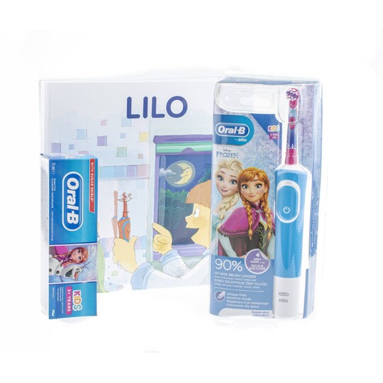 Braun Oral-B Kids Frozen zubná kefka + zubná pasta + knižka