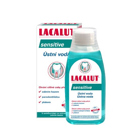 Lacalut Sensitive ústná voda 300ml