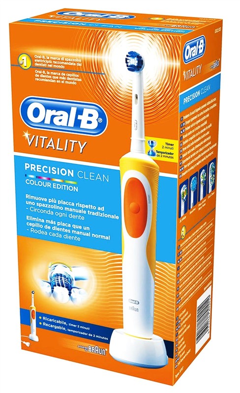 Braun Oral-B Vitality Precision Clean D12 ORANŽOVÁ zubná kefka