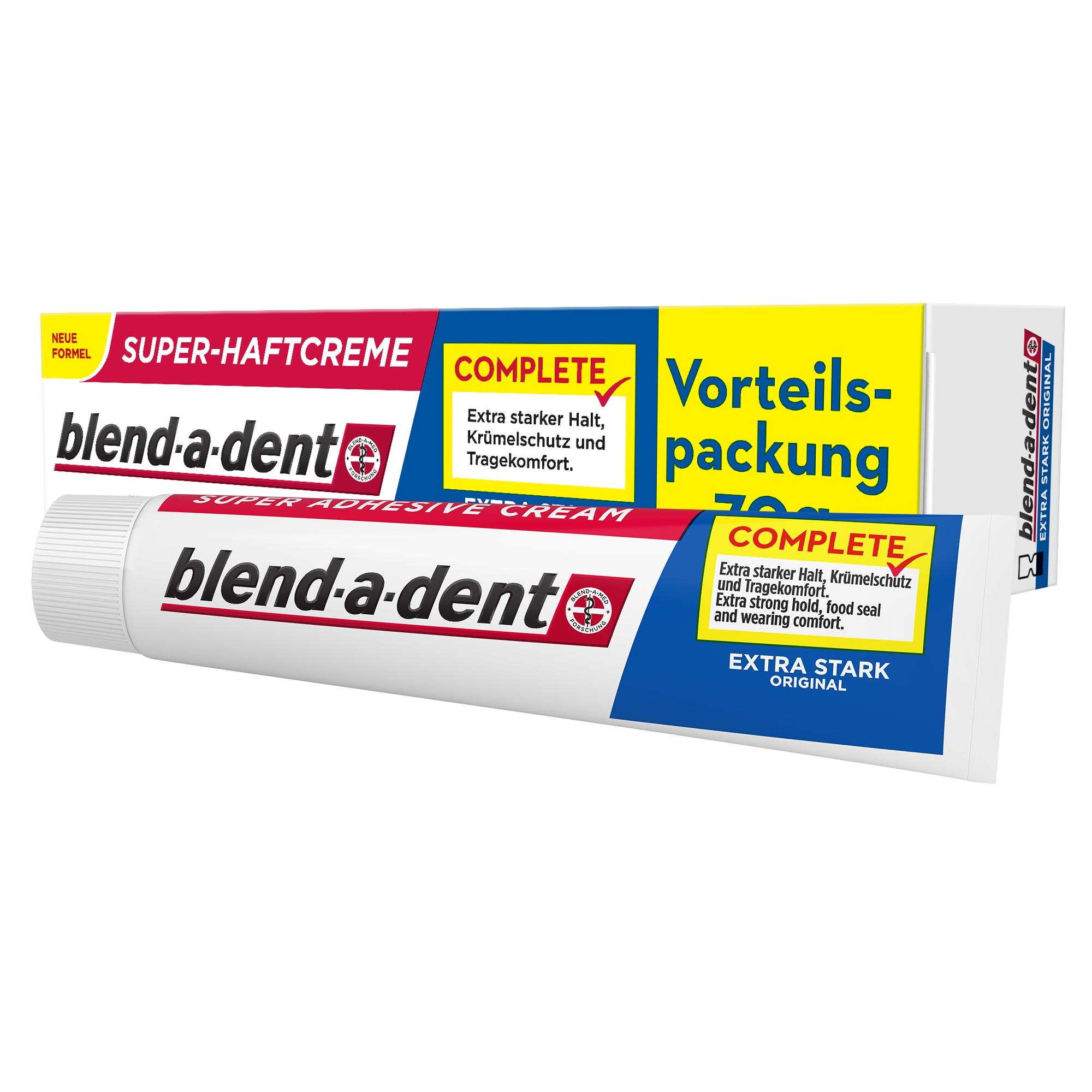 Blend-a-dent Extra Stark fixačný krém 70g