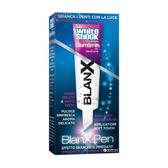 BlanX White Shock Glam Smile bieliace pero 12 ml