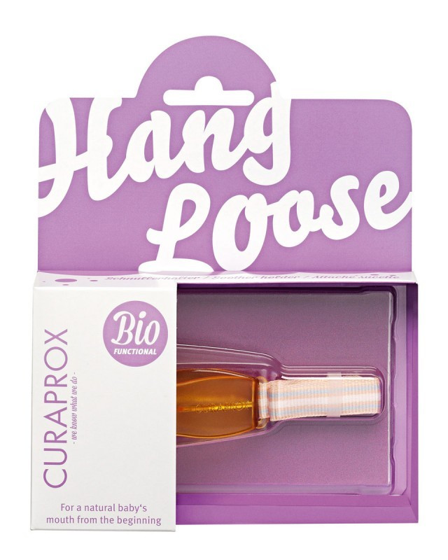 Curaprox šnúrka na cumlík, ORANŽOVÁ