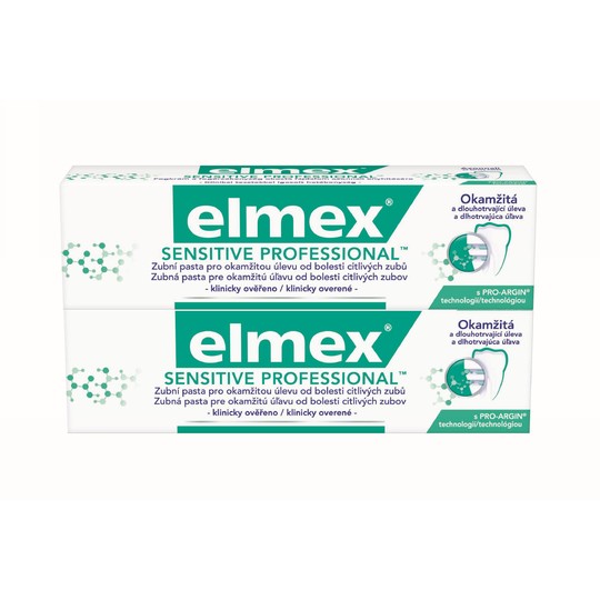 Elmex Sensitive Professional 2x75 ml + Elmex 400 ml