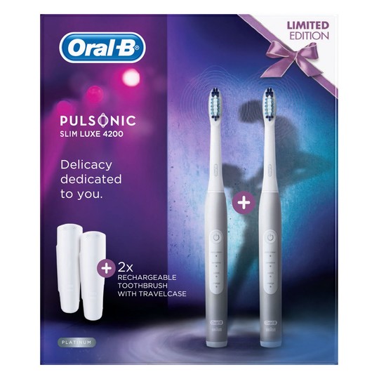 Oral-B Pulsonic Slim Luxe 4200 zubná kefka 1+1 telo