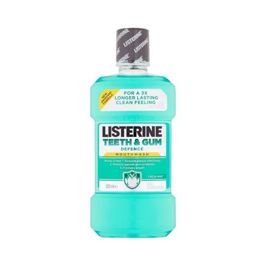 Listerine Teeth & Gum Defence ústna voda 500 ml