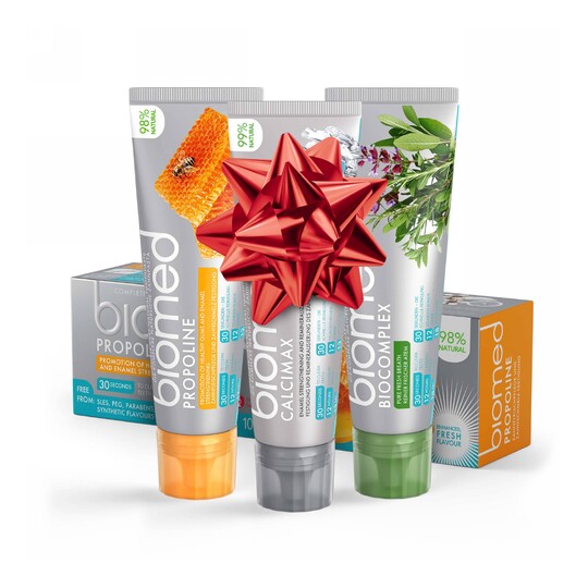 Biomed Calcimax+Propoline+Biocomplex zubné pasty 3x 100g