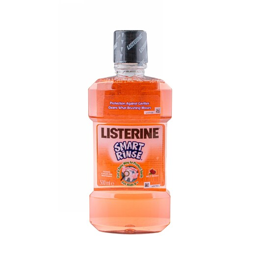 Listerine Smart Rinse Berry ústna voda pre deti 500 ml