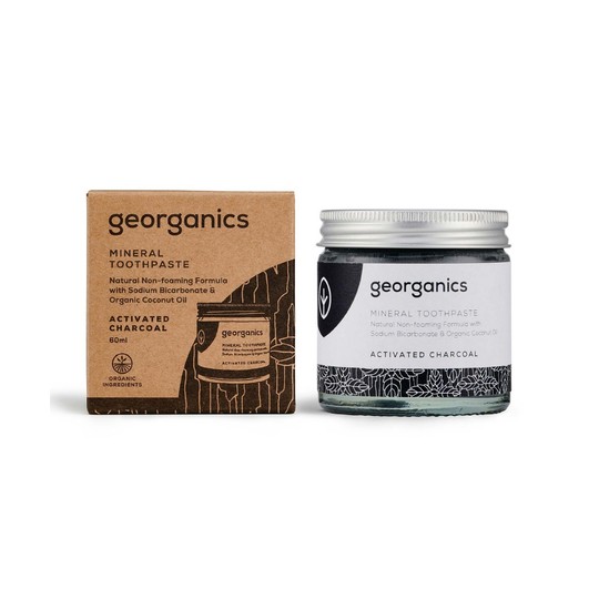 Georganics Activated Charcoal zubná pasta 60 ml
