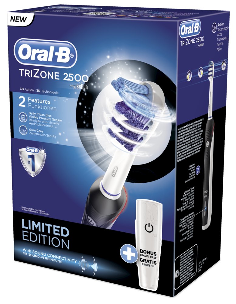 Braun Oral-B TriZone 2500 D20 BLACK zubná kefka 