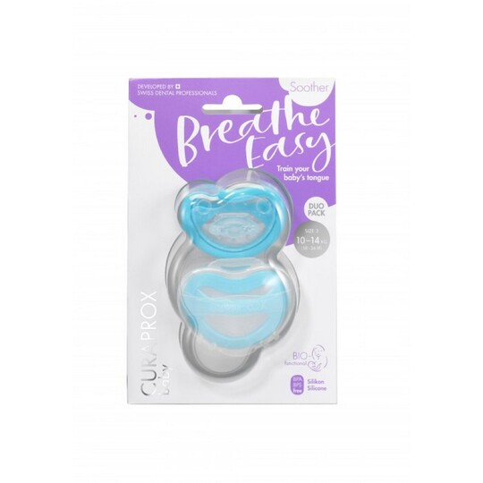 Curaprox Bio Functional cumlík 18-36 měsíců MODRÁ, 2 ks
