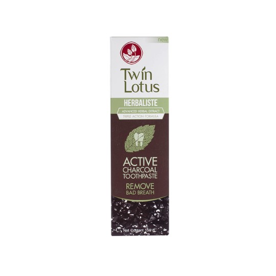 Twin Lotus Active Charcoal zubná pasta 150 g