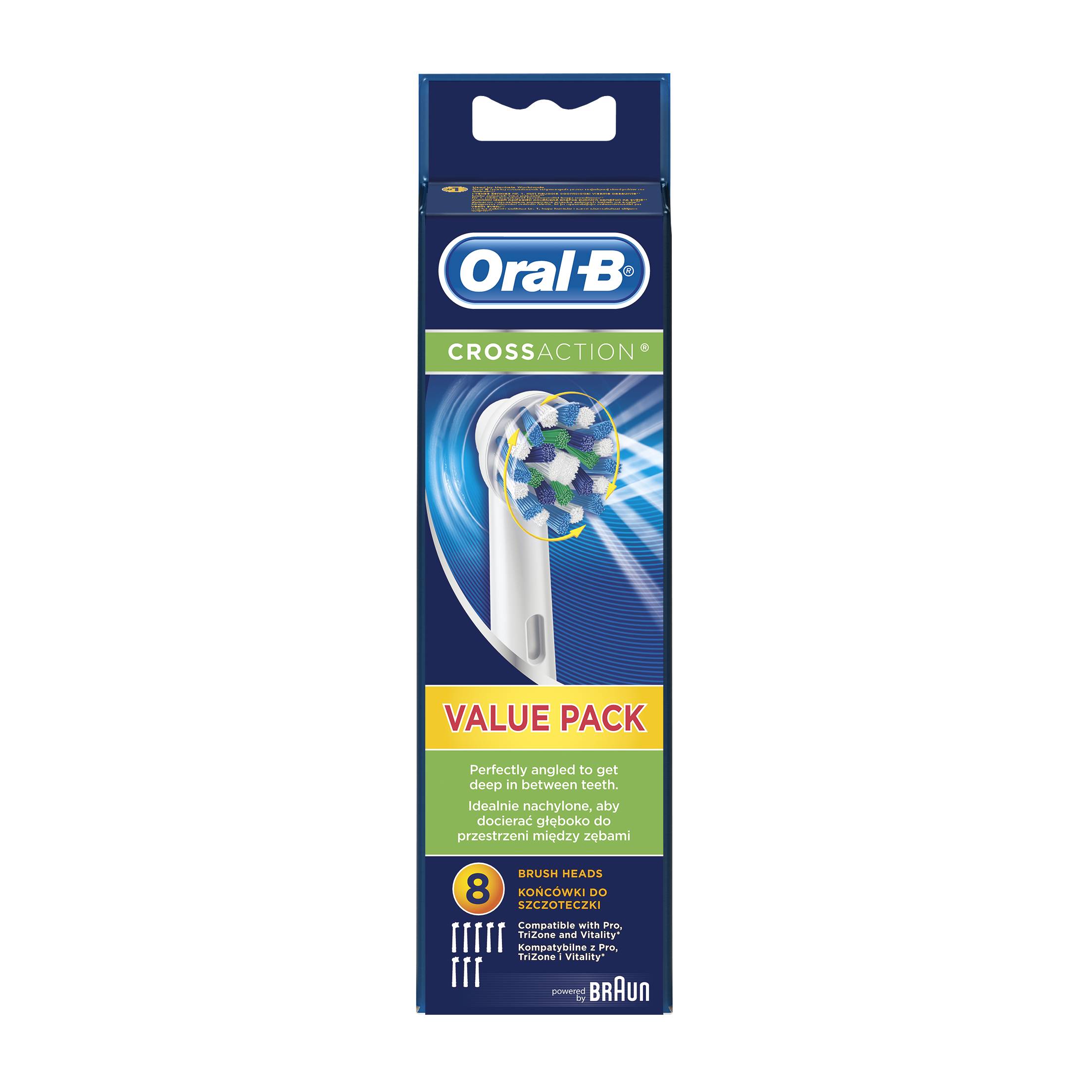 Oral-B CrossAction EB 50-8 náhradné hlavice 8 ks