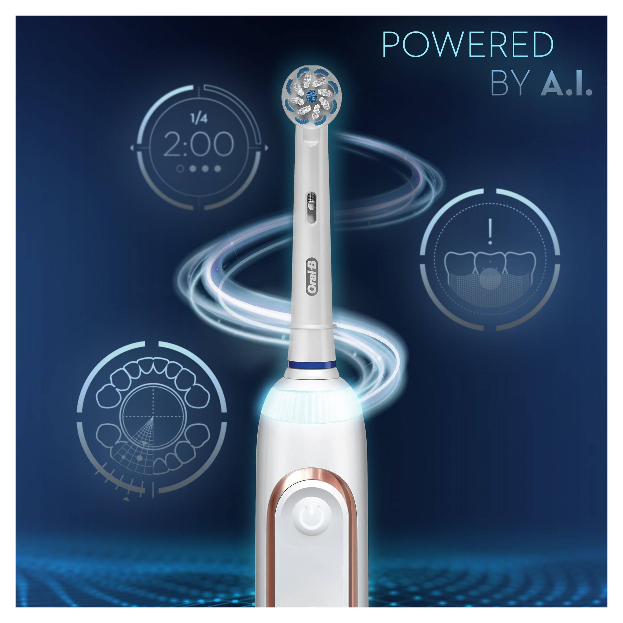 Oral-B Genius X 20000N Rosegold zubná kefka