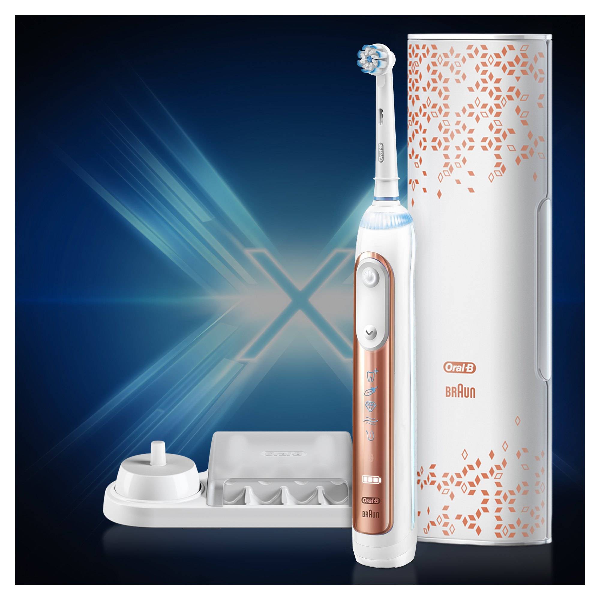 Oral-B Genius X 20000N Rosegold zubná kefka
