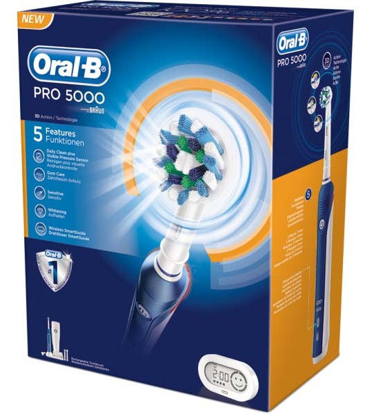 Braun Oral-B PRO 5000 CrossAction zubná kefka