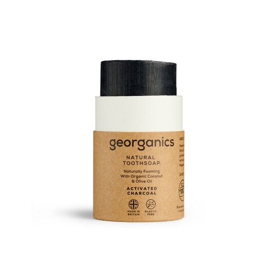Georganics Activated Charcoal mydlo na zuby 60 ml