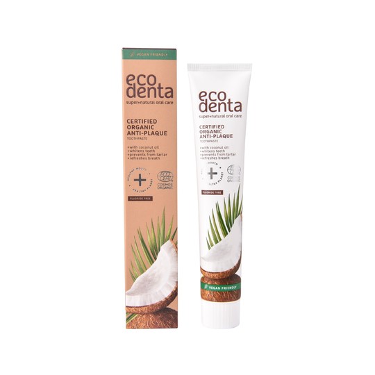 Ecodenta Organic Anti-Plaque Coconut Oil  zubná pasta 75 ml