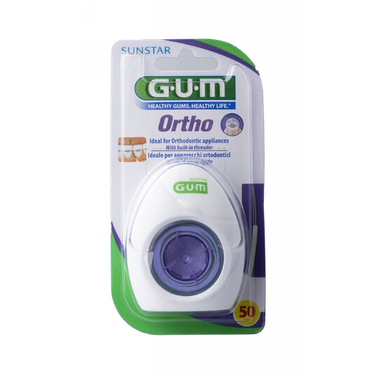 GUM Ortho Floss zubná niť 50 ks