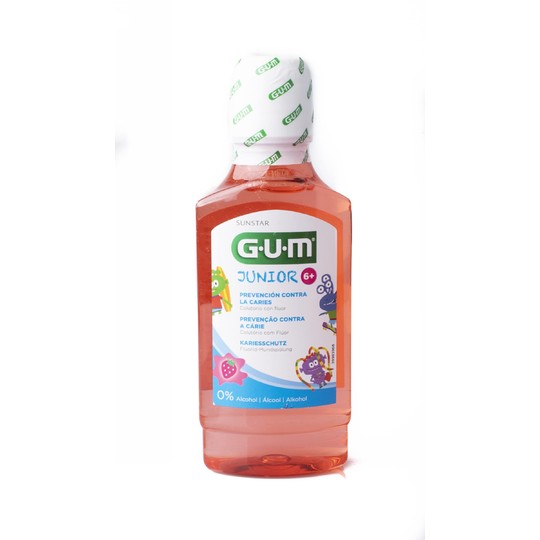 GUM Junior Strawberry ústna voda 300 ml
