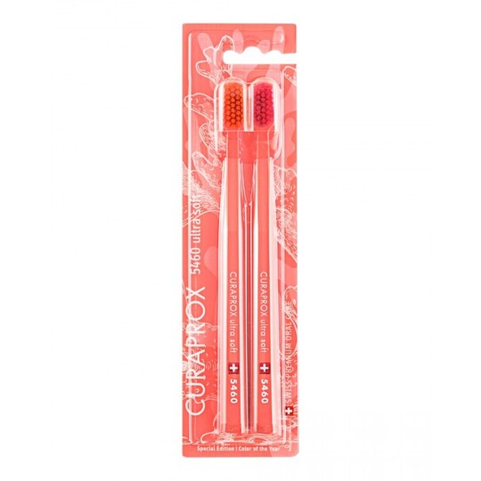 Curaprox CS 5460 Ultrasoft Coral zubná kefka, 2 ks