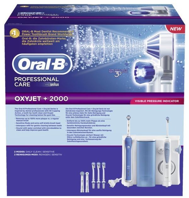 Braun Oral-B Professional Care 2000 + Oxyjet ústne centrum