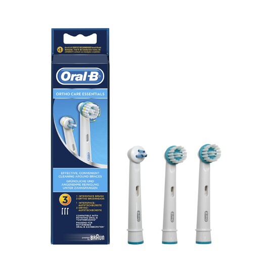 Oral-B OrthoCare Essentials náhradné hlavice 3ks
