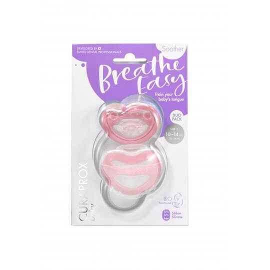 Curaprox Bio Functional cumlík 18-36 mesiacov RUŽOVÁ, 2 ks