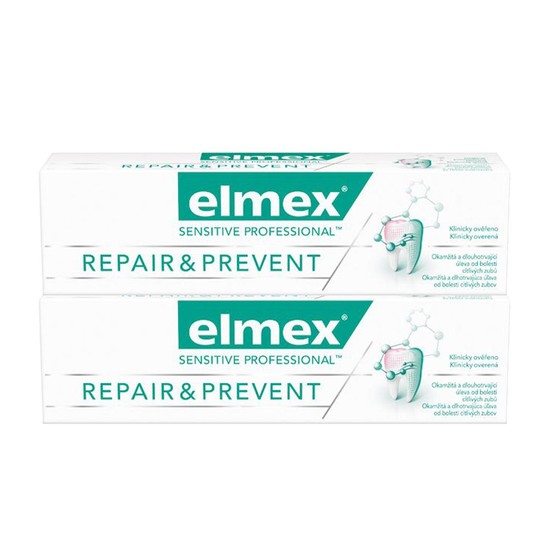 Elmex Sensitive Professional Repair & Prevent zubná pasta 2x75 ml