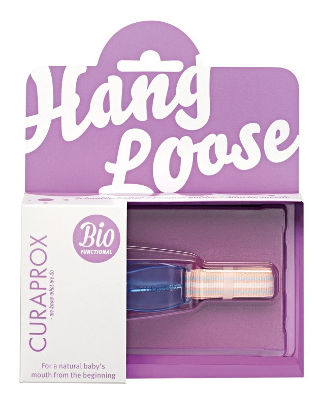 Curaprox šnúrka na cumlík, MODRÁ