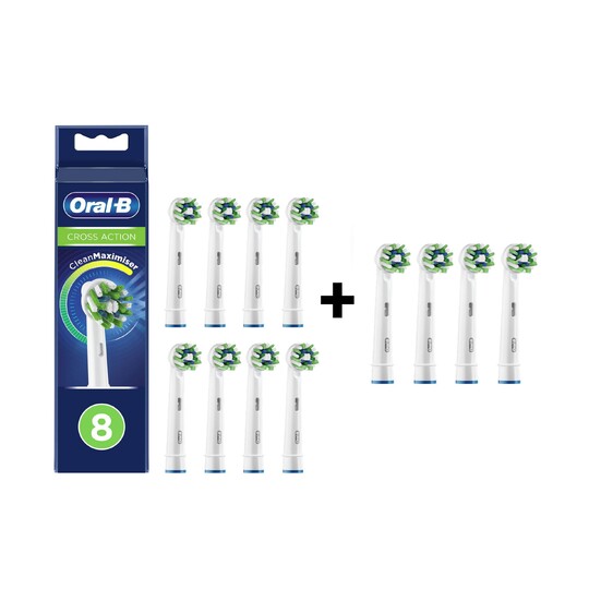 Oral-B Rainbow CrossAction White náhradné hlavice 8+4 ks